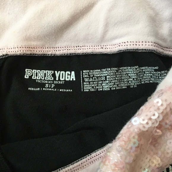 VS PINK Sequin Yoga Pants - Picture 5 of 5